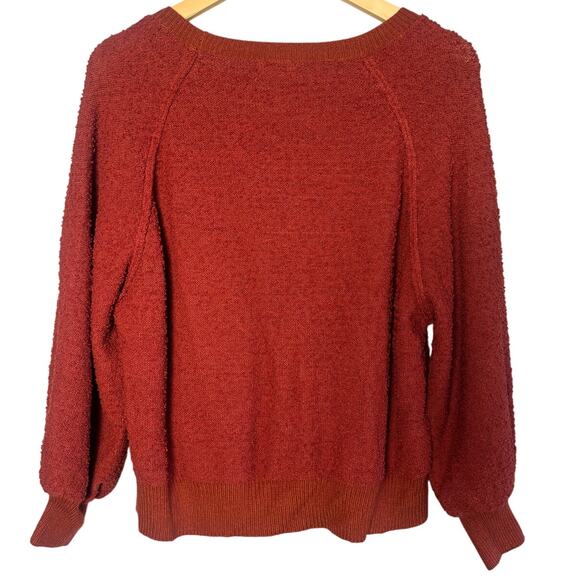 Altar’d State Textured Knit Sweater Rust Color Size  M/L - Picture 3 of 6